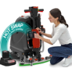 Lavadora de pavimentos TTB3045NX-R troca de bateria